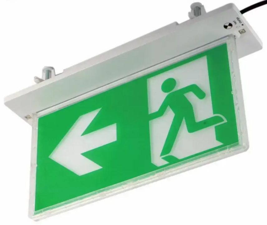 LED Exit Sign Emergency Light with LiFePO4 Battery